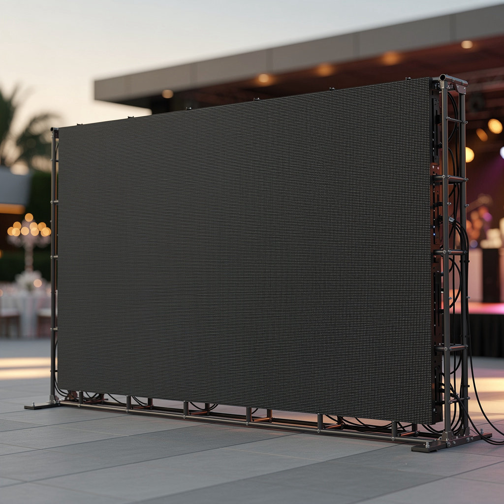 شاشة عرض LED خارجية 4x6 متر